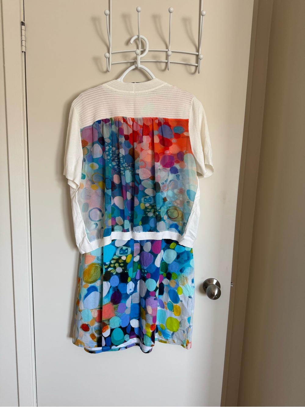 Claire Desjardins Dress & Cardigan Set – Size L